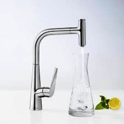 Hansgrohe confor new Kitchen faucet with pull-watering
